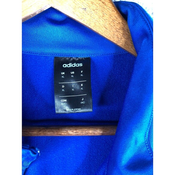 Adidas Essentials 3 stripe warm up zippered jacket xl - Picture 3 of 7